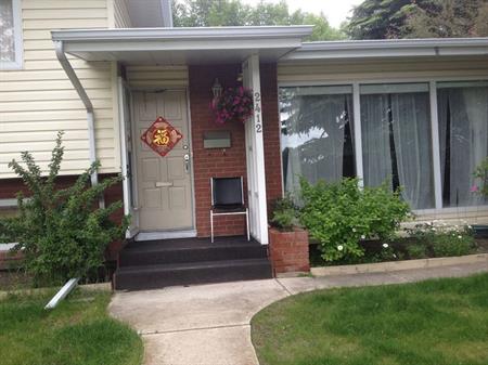 Furnished House facing Nellie McClung School | Calgary