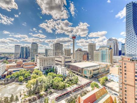 Amazing Downtown View of Spacious 1-bedroom/bath Suite | 221 6 Ave SE, Calgary