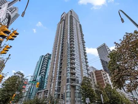 Beautiful Furnished 1 Bedroom, 1 Bath + Den Apartment in Amazing Location - No Parking | 1308 Hornby Street, Vancouver