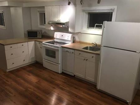 2 Bed/1 Bath above ground suite in quiet neighborhood