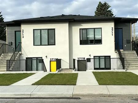 BRAND NEW 2 BEDROOMS, 1.5 BATHROOMS UNIT | B - 2711 40 Street Southwest, Calgary