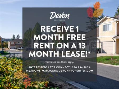 The Meadows Townhomes - 2 Bedroom + Den - Available Now