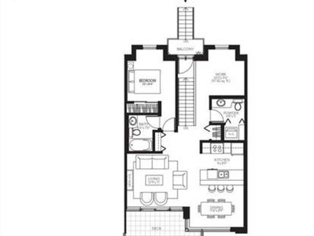 LOFT APARTMENT - LIVE WORK, 1 BED + Den