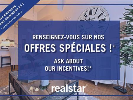 4 1/2 (2 chambres / 1,5 salles de bains) | APPARTEMENTS DE LUXE À LOUER À BOISBRIAND! Sans fumée!