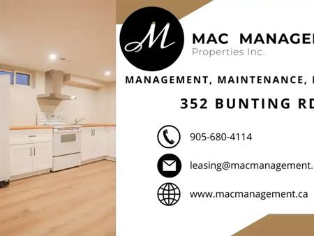 352 Bunting Road  (Lower) | 352 Bunting Road, St. Catharines