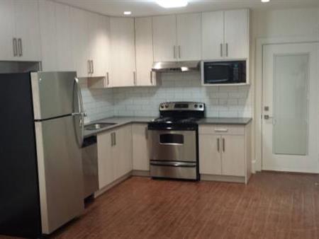 2 bed, 1 bath, in-suite laundry basement suite