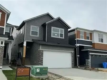 Brand New 4-Bedroom 3-Bath Home with Double Attached Garage for Rent in Seton! | Calgary