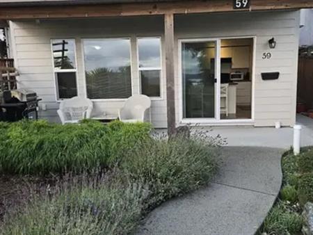 Private,quiet  1BR,1Bath suite in house c/w covered patio-BBQ & ocean view | 59 Howard Avenue, Nanaimo