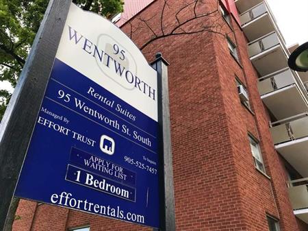 Wentworth Apartments | 95 Wentworth St. S., Hamilton