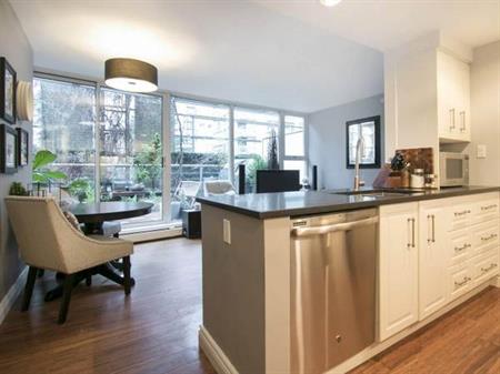 FURNISHED 1 BEDROOM YALETOWN CONDO WITH LARGE PATIO-1008 Cambie Street