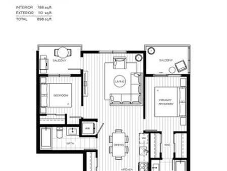 2 Bed 2 Bath / Brand New Move In Ready