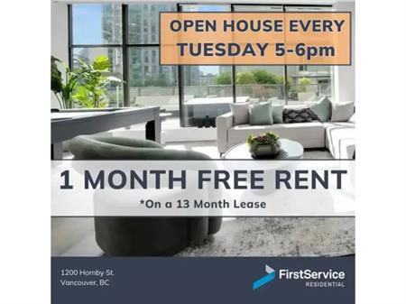 Landis Residences | 2 Bedroom Rental Apartments in Vancouver | 1200 Hornby Street, Vancouver