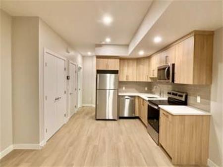 BRAND NEW 2 BED 2 BATH BASEMENT WITH DEDICATED PARKING, PRIVATE ENTRY,