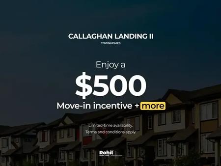 NOW RENTING 2 & 3 bedroom townhomes. APPLY NOW and receive a $500 move-in incentive - Callaghan L... | 1776 Cunningham Way So