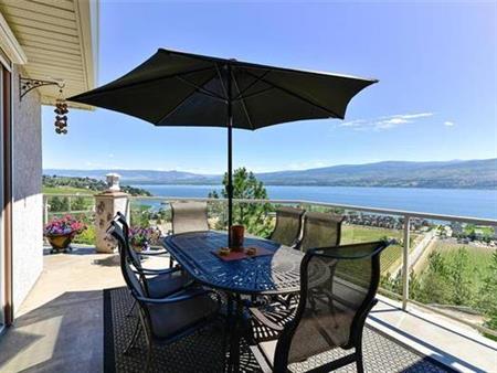 4 bed/3 bath West Kelowna with Lake & Vineyard View