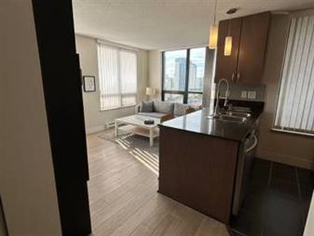 1 Bed, 1 Bath, Apartment in Vancouver Downtown (Furnished)