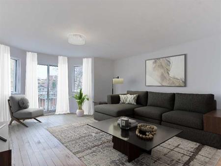 Condo 5 1/2 Mercier/Hochelaga/Maisonneuve (Tétreaultville) Entièrement rénové. 2e niveau. Logement propre et lumineux, confor