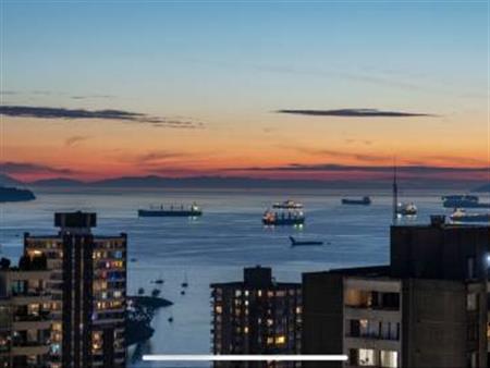 Spectacular Ocean, and mountain view in One Burrard Place