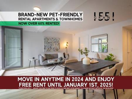 RENT COMMERCIAL DRIVE! BRAND-NEW PET-FRIENDLY 2 BED 2.5 BATH TOWNHOMES