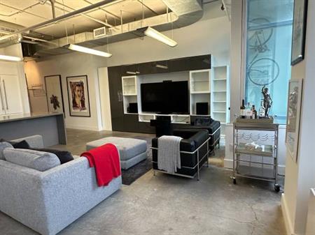 SWANKY FURNISHED LOFT FOR RENT