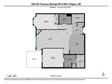 Top floor facing the mountains in this prestigous community | 322 - 223 Tuscany Springs Boulevard Northwest, Calgary