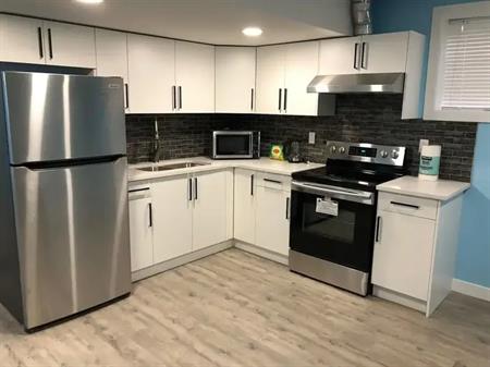 2 BDR 1 Bath Legal suite basement, furnished/ unfurnished, new appliances, TV | 3676 Claxton Pl SW, Edmonton