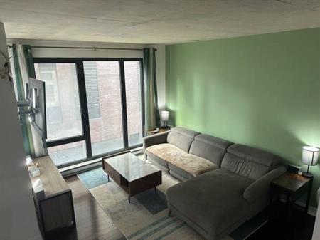 Furnished Griffintown 1 Bed Condo (3.5) with Pool & Gym