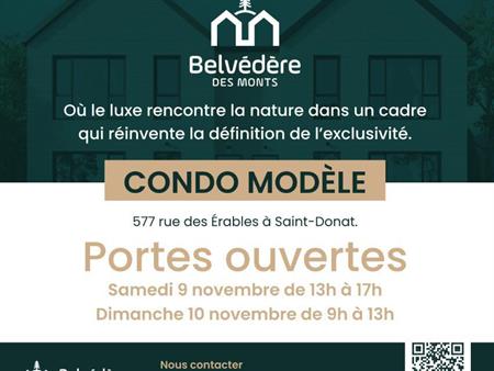 Condo à Louer - Portes ouvertes ce weekend