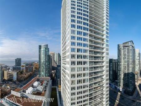 38 DAN LECKIE WAY - PANORAMA CONDOS - HIGH FLOOR 1 BEDROOM W/LAKEVIEWS