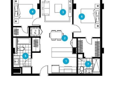 Très beau 4 1/2 (neuf, 2 chambres, 2 sdb) en plein coeur du plateau