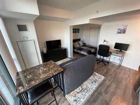 Stylish 1 Bed, 1 Bath with Private Roof Top Patio and Air Conditioning