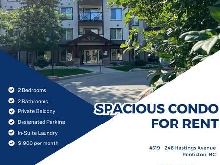 Spacious 2bed Condo