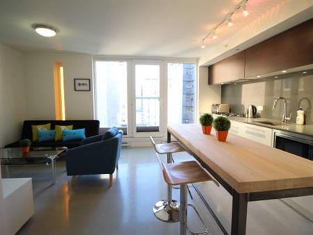 Fully Furnished Condo Gastown Vancouver 1 bed 1 bath