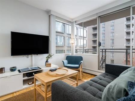 Beautiful Fully Furnished 1BDR in the Heart of Downtown