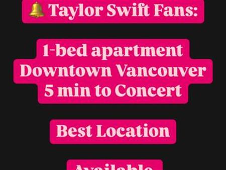 Taylor Swift Accommodation Vancouver