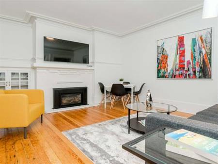 Kitsilano - Fireplace - Character and modern - Balcony - Yard- Laundry