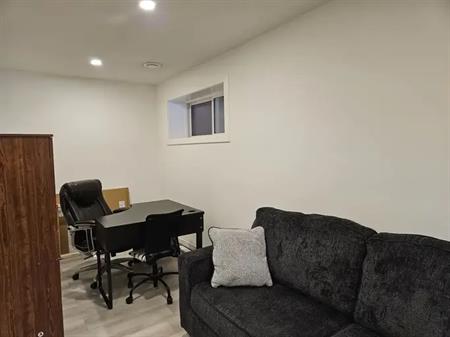 Cozy 1 bedroom legal suite with a seperate kitchen, washer & dryer and wash room | Calgary