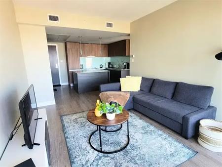 Fully Furnished - Beautiful One Bedroom Condo in heart of Downtown | 1601 - 1122 3 St SE, Calgary