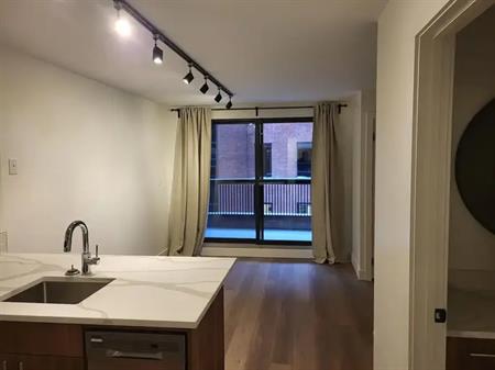 Freshly renovated studio in beautiful Le Marchand Tower | 204 - 11503 100 Avenue Northwest, Edmonton