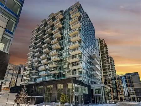 Like New Fully Upgraded 1 Bed 1 Bath in Parkside with River Views | 1005 - 108 Waterfront Court Southwest, Calgary