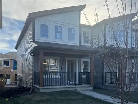 Brand New End Unit 3-Bedroom Townhouse with attached double garage | Calgary