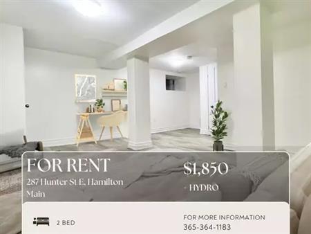 2 BED 1 BATH: 287 Hunter St E, Hamilton - Main | 287 Hunter Street East, Hamilton