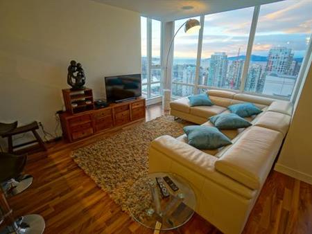 Fully Furnished 1BR Luxury Living in Downtown Vancouver. #3308