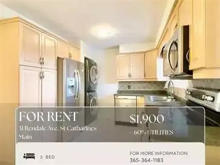 3 BED 1 BATH: 31 Rendale Ave, St Catharines - Main | 31 Rendale Avenue, St. Catharines