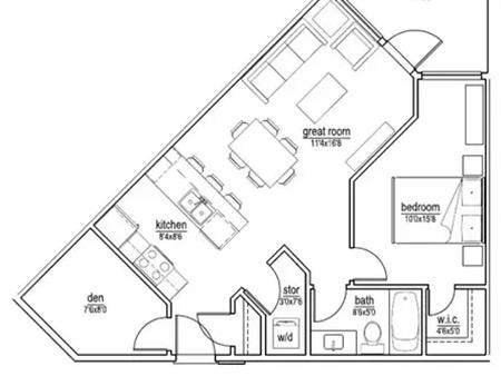 1 Bed plus Den, 1 Bath, unit in Midtown Club Abbotsford! | 1865 Salton Road, Abbotsford