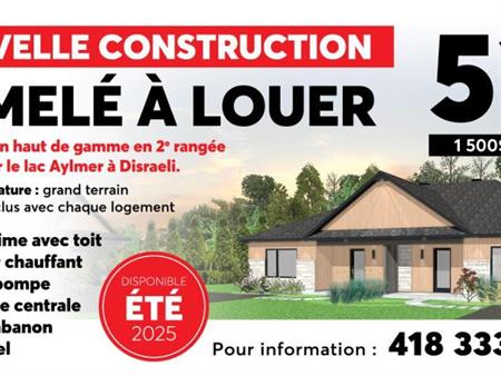 Logement 5 1/2 a louer