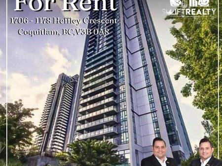 1 Bed 1 Bath + Den Corner Unit in Coquitlam