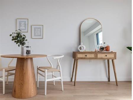 Rooftop terrace, In-suite laundry, Luxury vinyl flooring