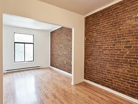 Spacious 3 BDR apartment, ground floor of triplex, St Henri. MUHC