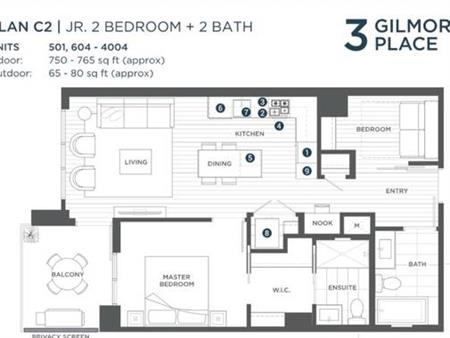 Gilmore Place 2 Bed 2 Bath for rent